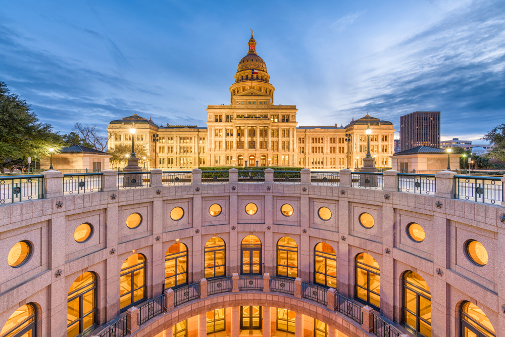 Austin,,Texas,,Usa,At,The,Texas,State,Capitol.